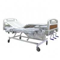 تخت بیمارستانی سه شکن مکانیکی با تنظیم  ارتفاع